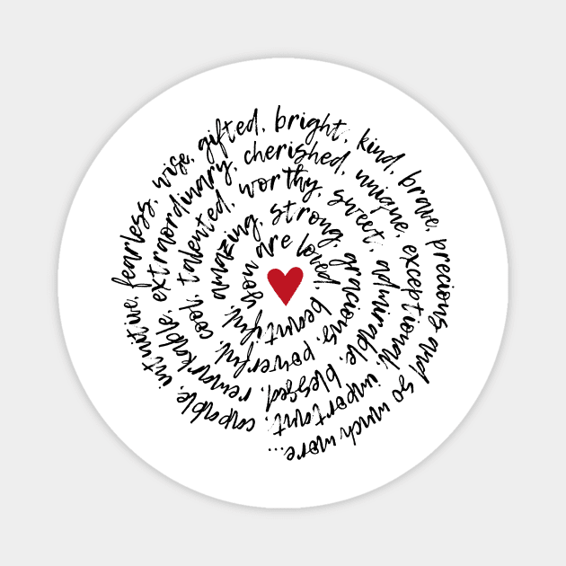 Kindness Swirl Magnet by majoihart